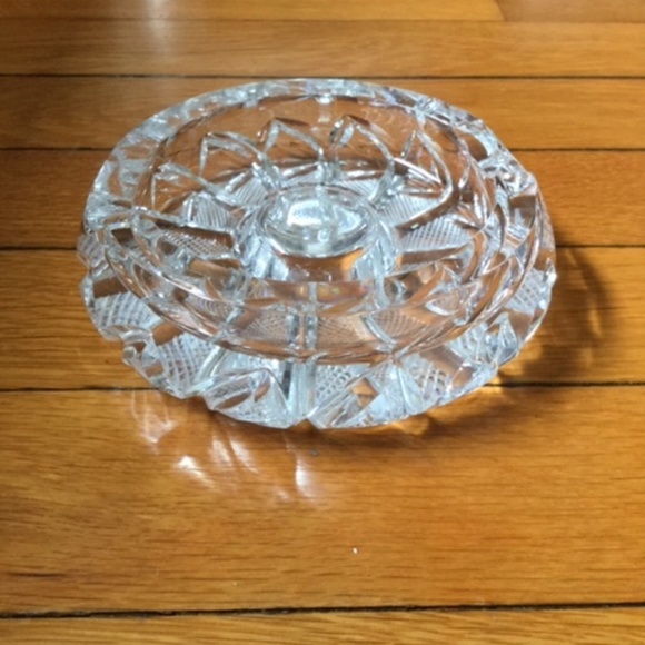 Vintage Other - Vintage Crystal Glass Cigar Ashtray